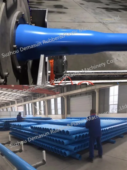 Solução econômica para máquina de tubo de PVC orientado Processo de fabricação de tubo de PVC-O Linha de extrusão de plástico Extrusão de tubo Opvc Tubos de PVC-O
